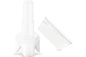 Marsui 2 Pieces Replacement Parts Compatible with Baby Brezza FRP0046 Compatible with Formula Pro Advanced Shaft with Rubber Blade 1 Set