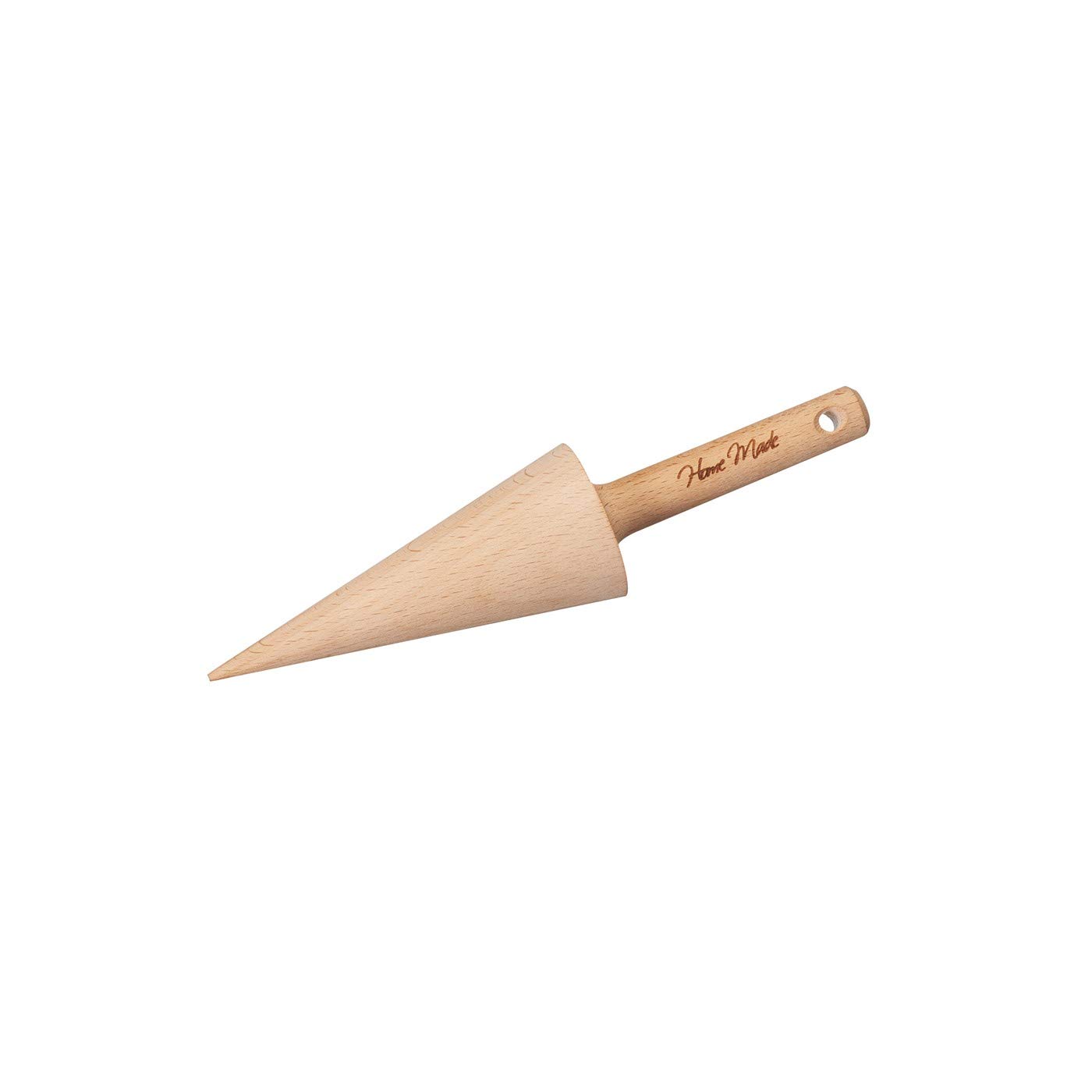 KitchenCraft Home Made Wooden Brandy Snap/Waffle Cone Roller, 19 cm (7.5") - Beech Wood