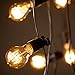 ANYQOO Edison Vintage A19 Victorian Antique Style Edison Bulb Light - 120 Lumens - 40 Watt - Dimmable - E26 Bulb Base - Classic loops Squirrel Filament Pack of 6