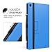 MoKo Case for All-New Amazon Fire HD 8 Tablet (7th Generation, 2017 Release Only) - Slim Folding Stand Cover for Fire HD 8, BLUE (with Auto Wake / Sleep)