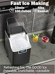Kndko Nugget Ice Maker
