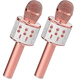 GIFTMIC 2 Pack Karaoke Microphone, Bluetooth