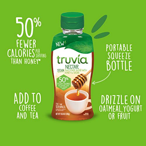 Truvia Nectar, Stevia Sweetener and Honey Blend, 10.58 oz Bottle
