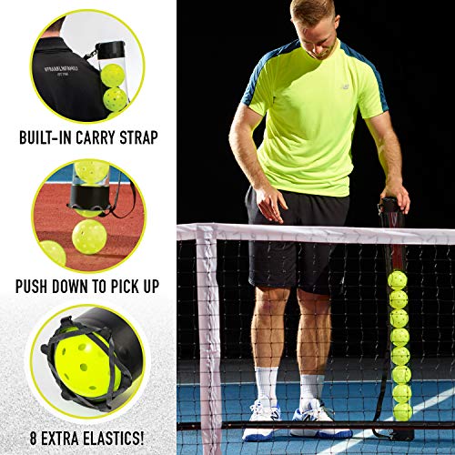 Franklin Sports Pickleball Retriever Tube + Ball Holder 12 Ball