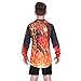 Motocross Off Road Motorcycle Jersey by KO Sports Gear - Red Phoenix Design