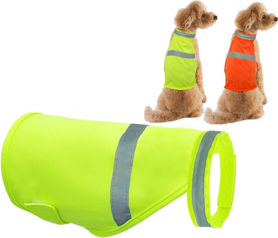 Vicky Wheeler Dogs Safety Vests Reflective High Visibility Dog Outwear Clothes