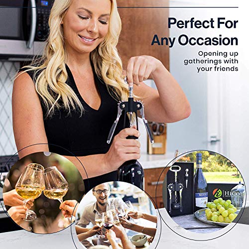 HiCoup Wine Opener Wing Corkscrew Beer and Wine Bottle Opener w
