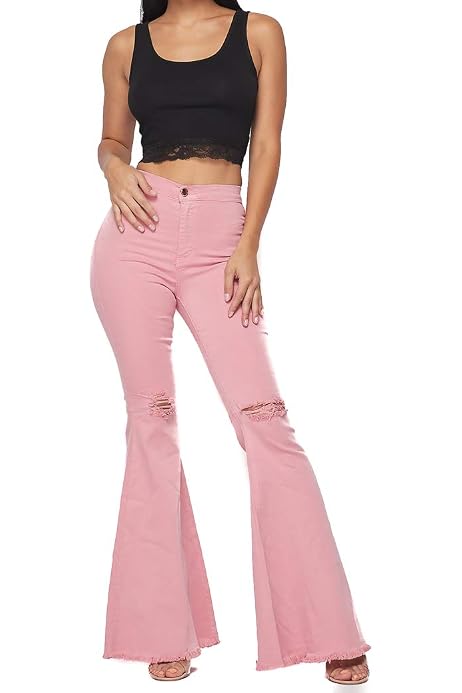 High Waist Flare \u0026 Skinny Denim Jeans 
