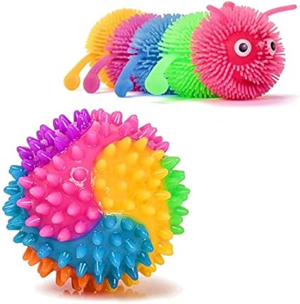 puffer caterpillar toy