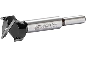 MOLLOM 1-1/16" (27mm) Forstner Drill Bit for Precise Woodworking with Durable YG8 Carbide Thickness of 2.0mm,This Hinge Cutte