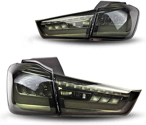 AOEDI Tail Light Fits Mitsubishi ASX/Out Lander 2012-2014 LED Brake Smoked Lens Rear Lamp Sold in Pair