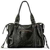 Tote Bag Soft Leather Hobo Bags for Women Y2K Tote Handbag City Bags with Adjustable Crossbody Strap