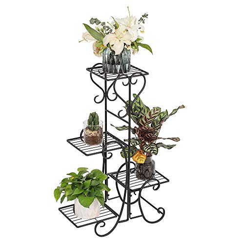 Plant Stand for Home Deco Indoor and Outdoor Garden Patio Flower Pot Holders Metal Plant Rack Multi Tier Display Shelf