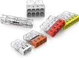 WAGO 221-2401 PUSH WIRE Connector Inline 4mm2 Transparent 100 Pack view 10