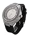 Luxurious Rappers Best Hip Hop Bling Bling Iced Look Watch with Crafted Dial - 8623 Silver Black
