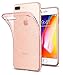 Spigen Liquid Crystal [2nd Generation] Designed for Apple iPhone 8 Plus Case (2017) / Designed for iPhone 7 Plus Case (2016) - Glitter Rose Quartz