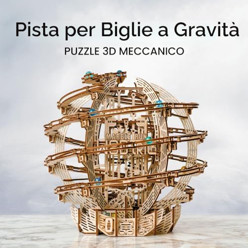 Gravity Marble Puzzle 3D di Legno per Adulti da Costruire