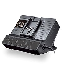 Worx wa3847 20-volt Cargador rápido para 20-volt Max wa3520 y wa3525 Baterías de litio