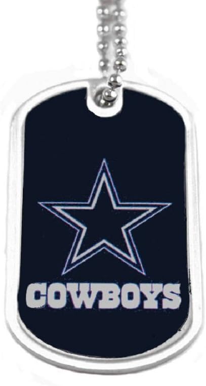 dallas cowboys dog tag necklace