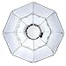 Neewer 27.5 inches/70 centimeters Folding Beauty Dish Octagonal with Center Deflector Disc, Removable Front Diffuser and Bowens Speed Ring for Monolight Studio Flash in Portrait and Event Photography