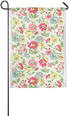GUOTLIY Fashion Custom Garden Flag The Colorful Flowers Garden Flag 12"x18"/18"x27" Outdoor Decor