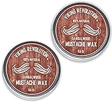 Viking Revolution Mustache Wax 2 Pack - Beard