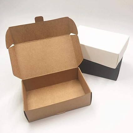SJYM 15 Piezas Caja de Papel de Embalaje de Papel Kraft de ...