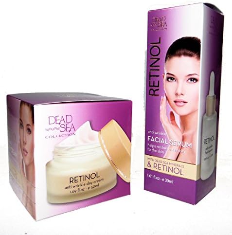 retinol anti wrinkle facial serum with dead sea minerals