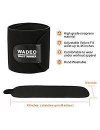 wadeo cintura abdomen para mujer pérdida de peso Sauna corsé entrenador de cintura cinturón de neopreno para hombre Wrap debajo de la ropa Cincher