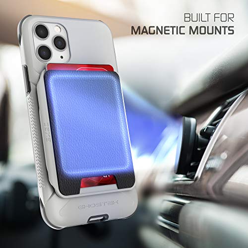 Ghostek Exec Designed for iPhone 11 Pro Wallet Case Magnetic Leather Card Holder Pocket Slot Holds 4 Credit Cards Military Grade Shockproof for 2019 Apple iPhone 11 Pro (5.8" Screen Only) - (Black)