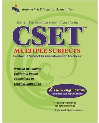 The Best Teachers Test Preparation For The Cset Multiple Subjects California Subject Matter Examinations For Teachers Denbeste Ph D Michelle Jordine Ph D Melissa Love M A T James L Mullins Ph D Maire Nickel Ph D