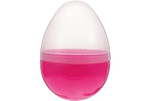 VICASKY Jumbo Easter Eggs, 30cm Plastic Translucent Easter Eggs, Fillable Surprise Empty Eggs for Hunt Game, Basket Stuffers 