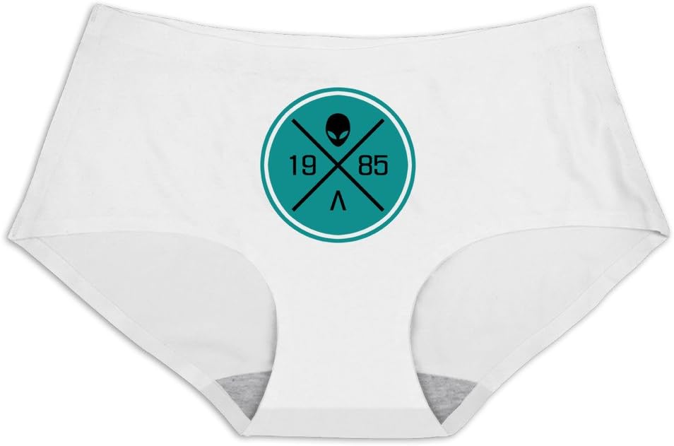 ELIUMS Women's Discovery Adventures 1985 Silk Underwear Panties Briefs White