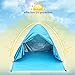 BFULL Pop Up Tent, Automatic Portable Beach Tent with Curtain Sun Shelters Anti UV for Outdoor Garden Camping Fishing Picnic