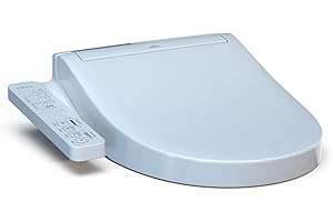 TOTO® WASHLET® KC2 Electronic Bidet Toilet Seat with Heated Seat and SoftClose Lid, Round, Cotton White - SW3023#01