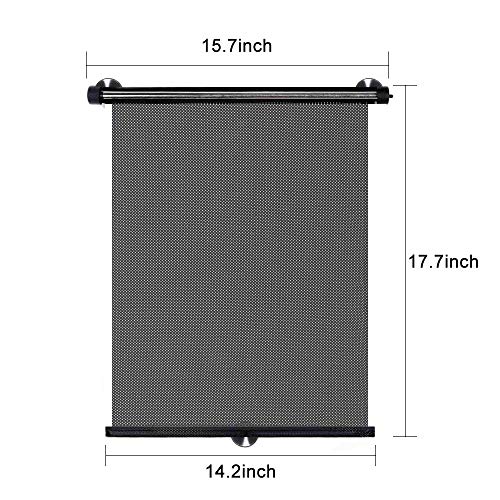 Maxesla Car Window Shade 2 Pack Car Sun Shade for Side Automotive Windows Shades Blocking UV Rays Sun Visor Protector, Good Care for Your Baby and Kids