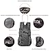 S & P Packable Foldable Folding Travel Sport Beach Backpack (black)