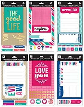 Studio G Card Journaling Card & Sticker 4ea/6 Bulk