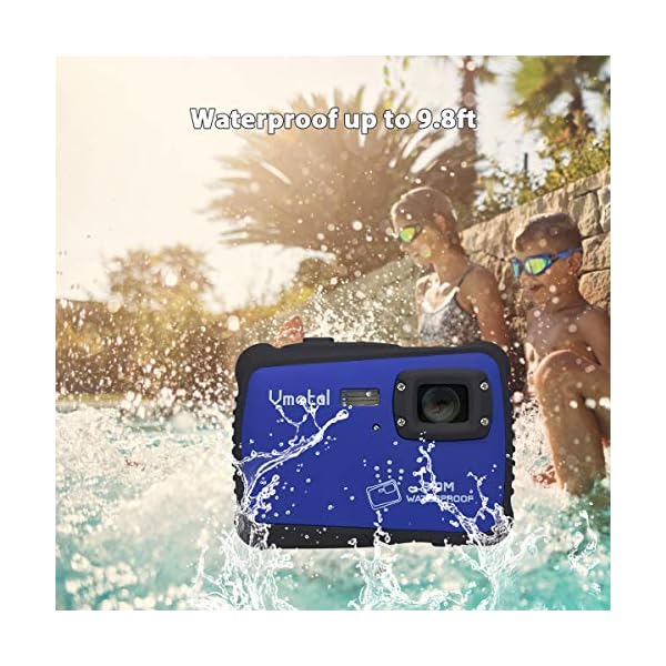 Kinder Digitalkamera, Vmotal GDC5262 wasserdichte Kamera für Kinder mit 2-Zoll-TFT-LCD-Bildschirm, 8MP wasserdichte… – Bild 5