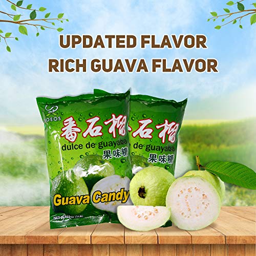 Soeos Guava Candy (32oz), Guava Hard Candy, Japanese Guava Candy, guava