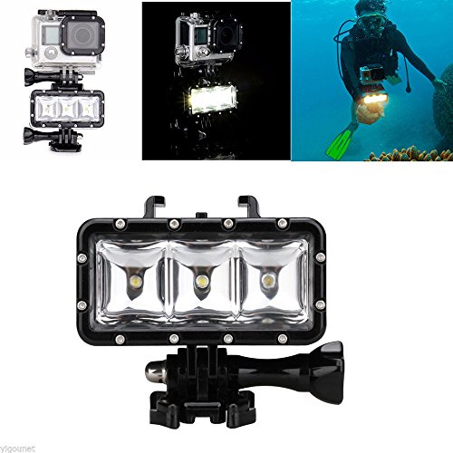 SHOOT-Waterproof-Underwater-Diving-Light-LED-Video-Night-Light-Rechargeable-1200mAh