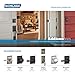 Schlage F10 GEO 716 ADD Georgian Door Knob with Addison Trim, Hall & Closet Passage Lock, Aged Bronze
