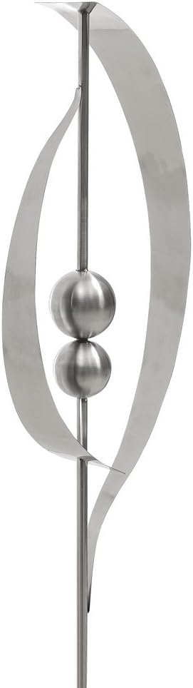 Dehner Deko Skulptur Cosma Ca 73 X 16 X 9 Cm Edelstahl Silber Amazon De Garten