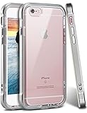 iPhone 6 Case, iPhone 6s Case, Ansiwee Reinforced PC Frame & Crystal Durable Shock-Absorption Flexible Soft Rubber TPU Bumper Hybrid Protective Case for Apple iPhone 6/6s 4.7inch (Gray)
