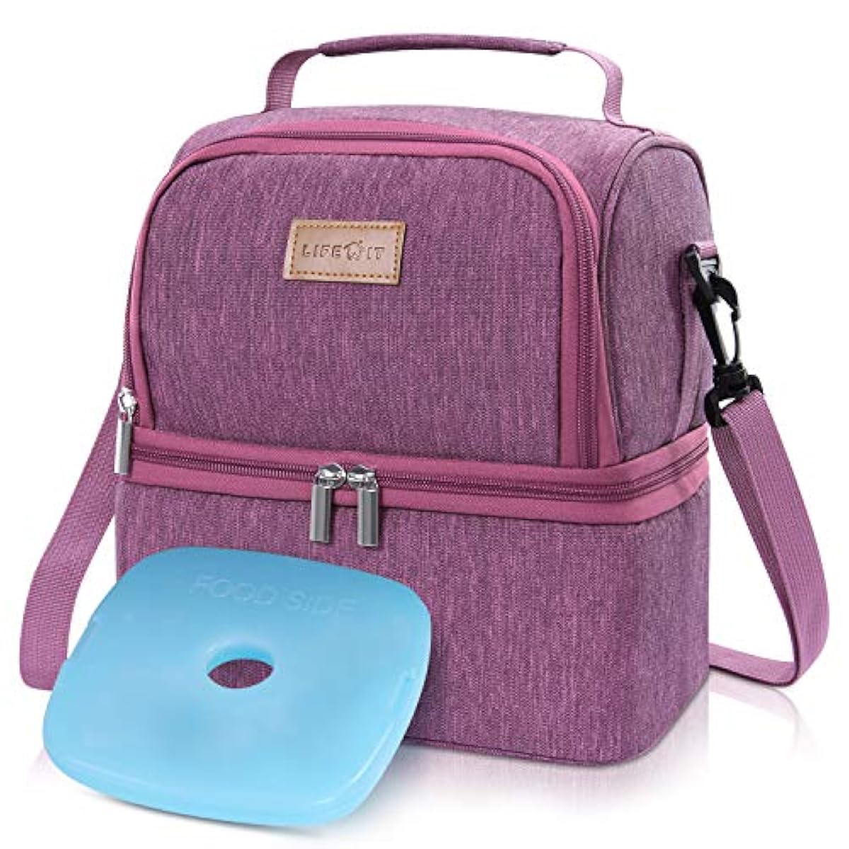 lunch box with ice pack compartment