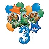 Good Dinosaur 3rd Birthday 12 pc Balloon Bouquet