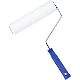 Nichiyo 9" Microfiber Paint Roller &amp; Frame - Walls &amp; Ceilings | Professional 9-Inch Polyester Roller With Frame For Smooth Even Coverage. Washable &amp; Reusable. Indoor/Outdoor Use