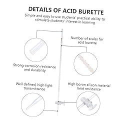 Gatuida Laboratory Transparent Glass Buret Mixer