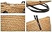 Molodo Summer Straw Handbags Top Handle Crossbody Shoulder Satchels Tote Beach Purse Bags (Light-coffee1)
