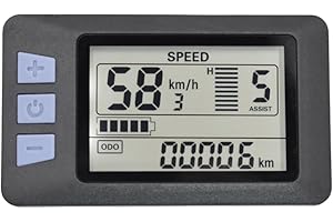 TAMOSH P3H Electric Bike Meter Display Panel Meter Display 24V 36V 48V 60V for Electric (5PIN)